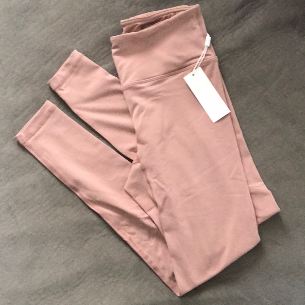 Saski Collection Dusty Pink High Waist Leggings